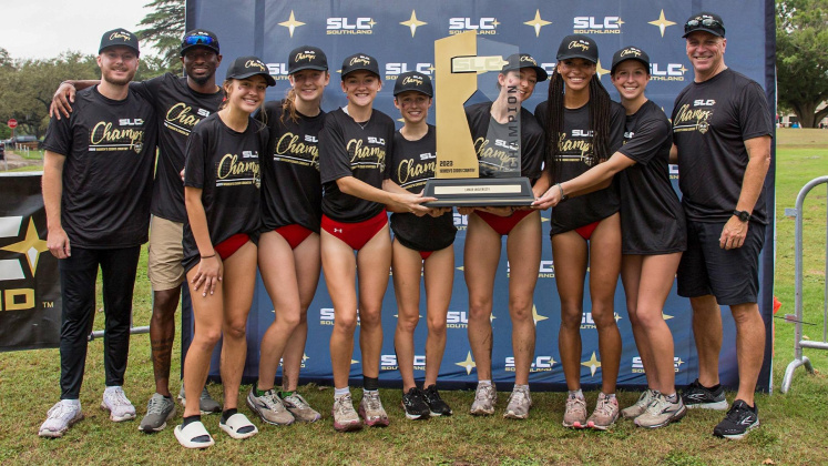 Lamar University's women's cross country team