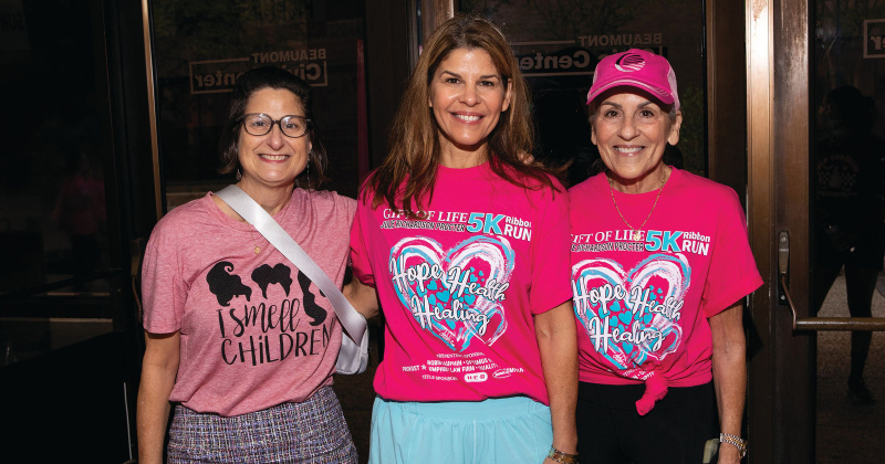 Connie Prewitt, Stephanie Daleo and Gerri Giglio
