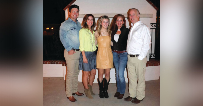 Josh and Lindsay Sanders, Lila, Farrah and Hubert Oxford