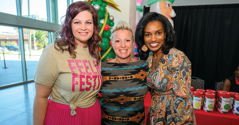 Christine Cooper, Brandy Fesco and Farren Morris