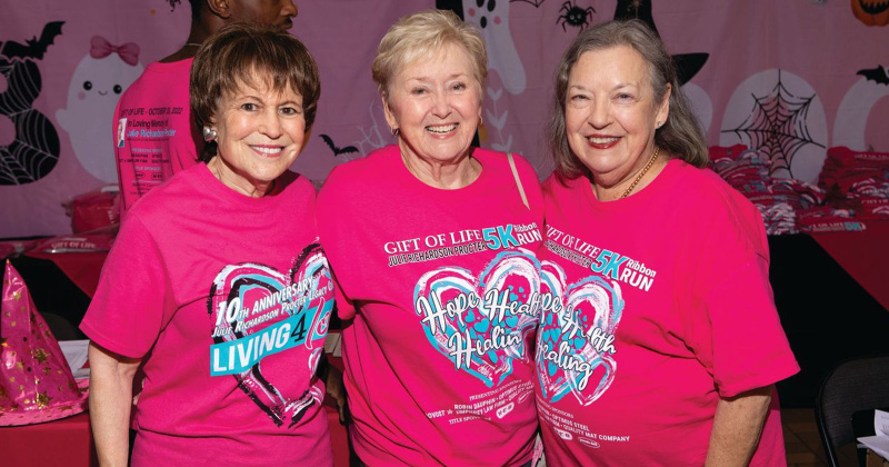 Regina Rogers, Gisela Houseman and Linda Domino