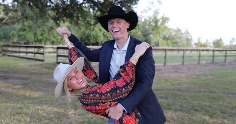 Bella Duke and Baylor Latham