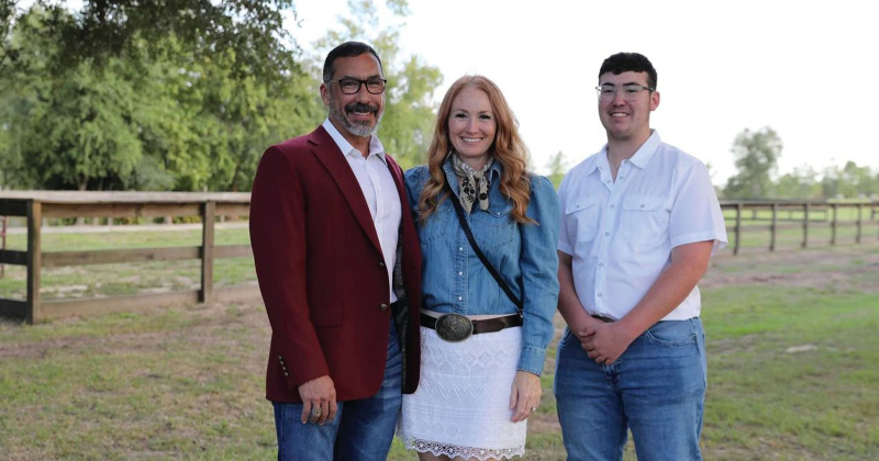 Damian, Kim and Chase Torres