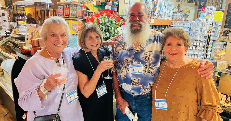Ann Tyndall Morian, Jo Marie Battaglia Hebert, Mike Berry and Sara Chimeno