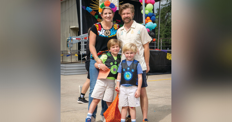 Jennifer, Mark, Finn and Fitz Phelan