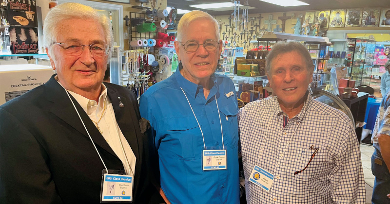 Danny Engerran, Gene Wallace and Robert Thompson