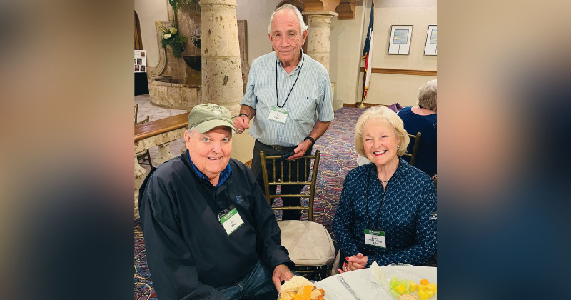 Don Haley, Ed Gibson and Joanie Amacker Haley