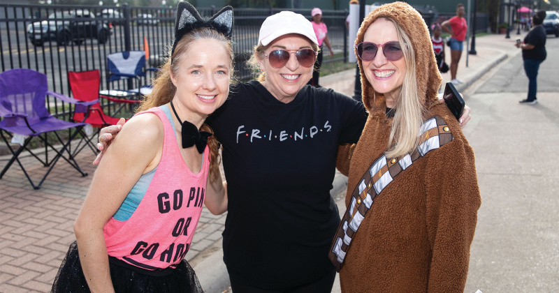 Sarah Parker, Jay Sheppard and Debbie Bridgeman
