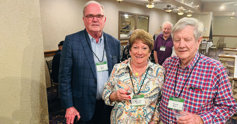 James Black, Betty Jo and Wayne Brown