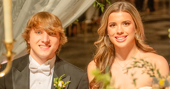 Noah Herink and Madelyn Byrnes