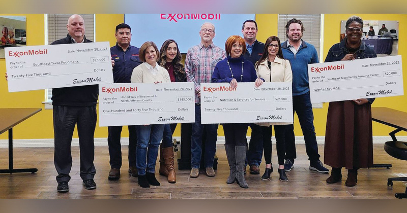 ExxonMobil celebrates Giving Tuesday by donating more than $200,000 local charities.