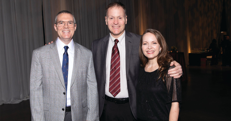Greg Schwartz, Kevin and Ellen Trinkle