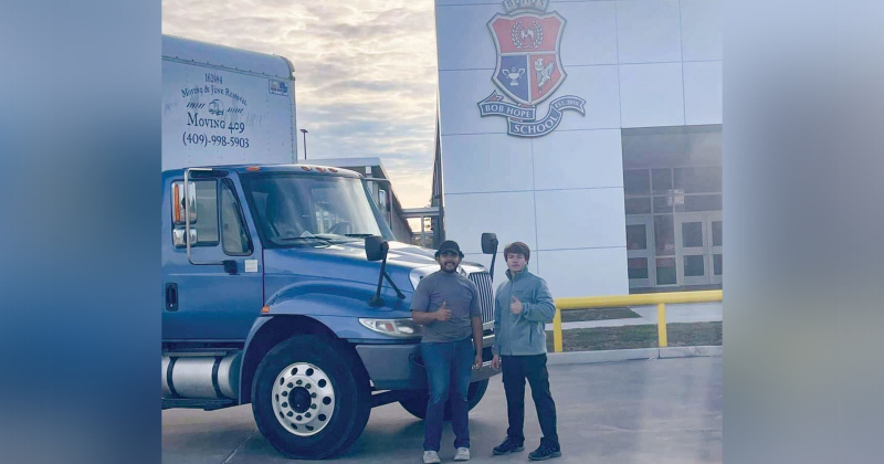 ‘We would like to thank Bob Hope School for allowing us to transition all their classrooms into their new facility,’ Moving 409 posts online as they finish up the move Dec. 26, despite not being listed as properly licensed with the Texas Department of Motor Vehicles.