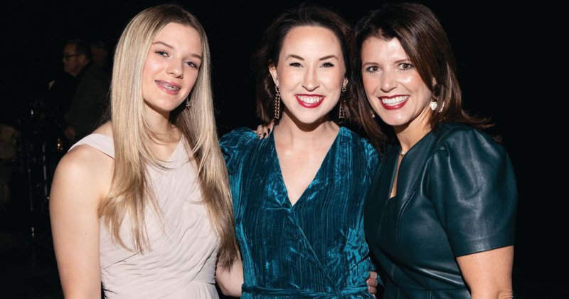 Paige Kirby, Corey Anderson and Stephanie Harris