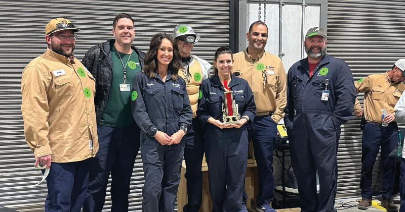 Going for Green: Blake Young, David Smalley, Angela Hodgkinson, Kevin Carl, Ashlyn Lamance, Steve Flores and Philo Elliott (Third Place)