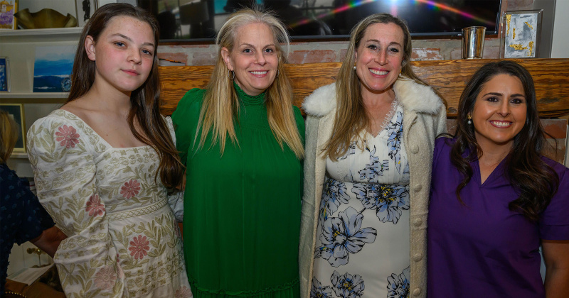 Emerson Myrick, Courteney Myrick, Jennifer Nelson and Lauren Martin