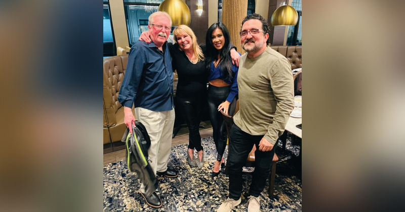 Herman and Robin Gerhart, Nicole and Dar Kavouspour
