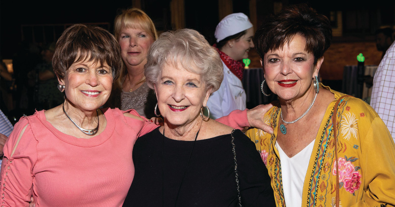 Regina Rogers, Sheila Umphrey and Becky Hunter (Gift of Life’s ‘Champagne &amp; Ribs’, March 2023)