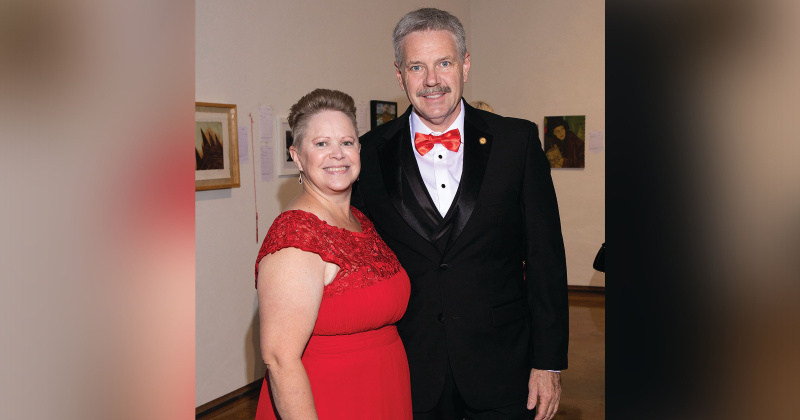 Stacy and Jaime Taylor (Lamar University’s Le Grand Bal, March 2023)