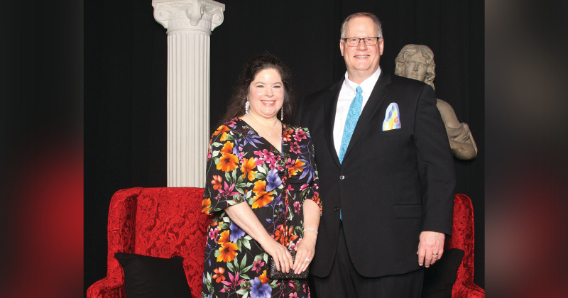 Melissa and Chris Fisher (Baptist Hospital Foundation’s ‘La Soirée’, January 2023)