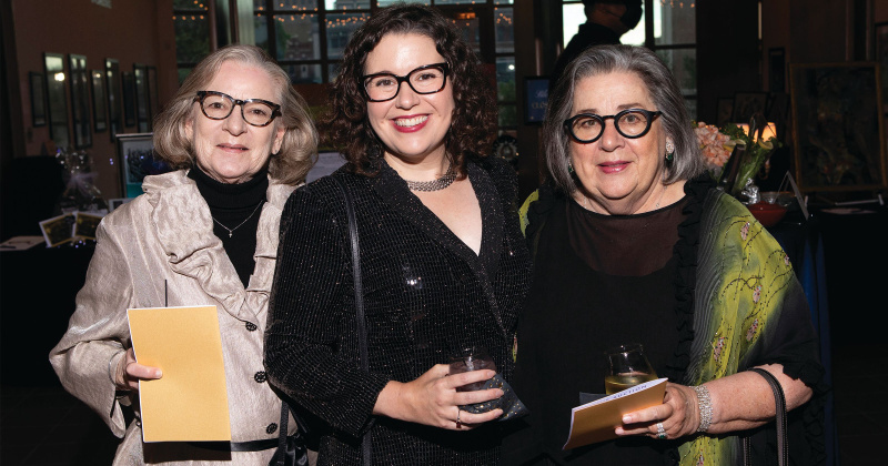 Carol Butner, Keaton O’Neal and Sandra Clark (‘Light Up the Night Gala’, September 2023)