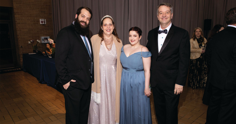 Preston Moncla, Kim Moncla, Cassie Tolin and Leon Moncla (Baptist Hospital Foundation’s ‘La Soirée’, January 2023)