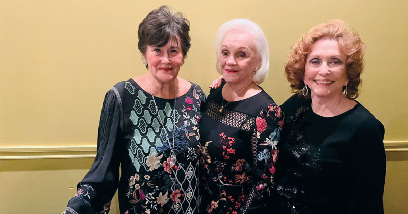 Margi Chase, Catherine Armstrong and Nancy Mackool