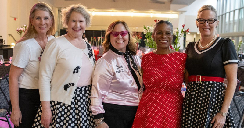 Tressa Clarke, Kathy Rodgers, Kate Davis, Diana Miles and Mandy Raps