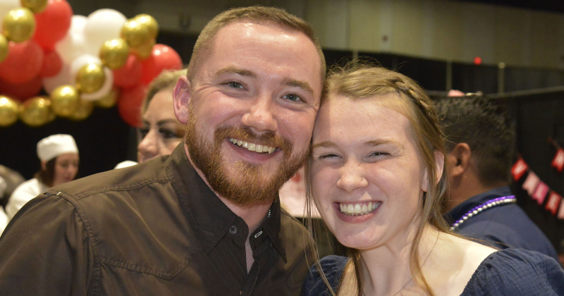 Colt Ryan and Emily Robinson
