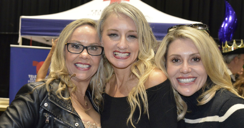 Sonya Carreon, Melissa Farron and Cheryl Garth