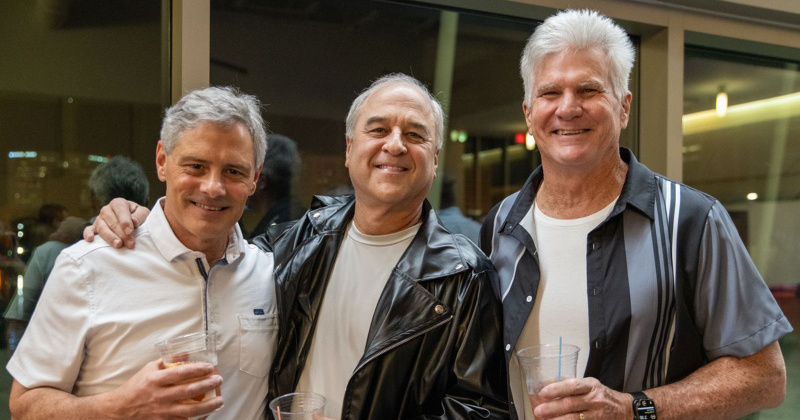 Ty Badon, Mike Parker and Pat Grimes
