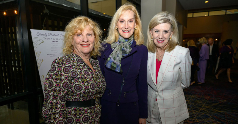 Rose Blount, Charlotte Mains and Kimberly Goodson