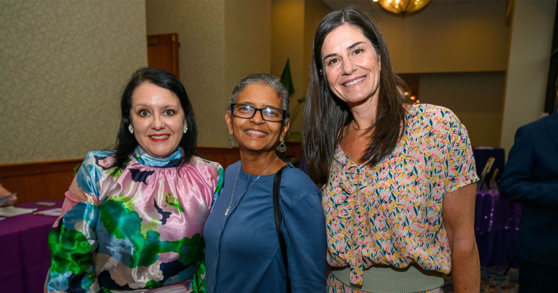 Christina Crawford, Carol Fernandez and Jamie Pope