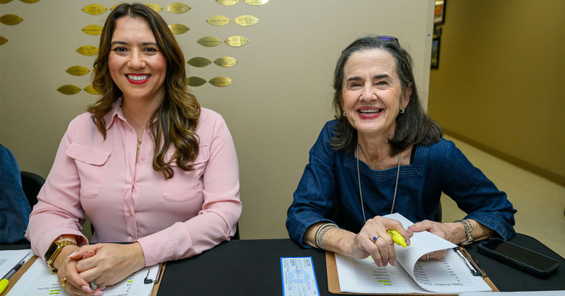 Christina Guiterrez and Pat Sherlock