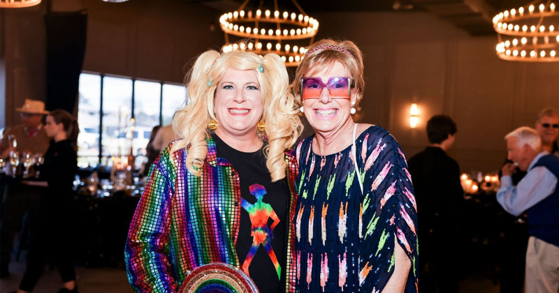 Kathy Fisher and Scootie Clark