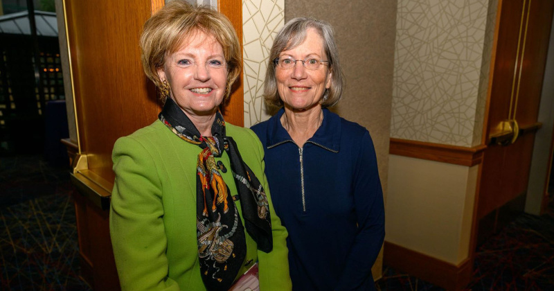 Melody Parsons and Pamela St. Amand