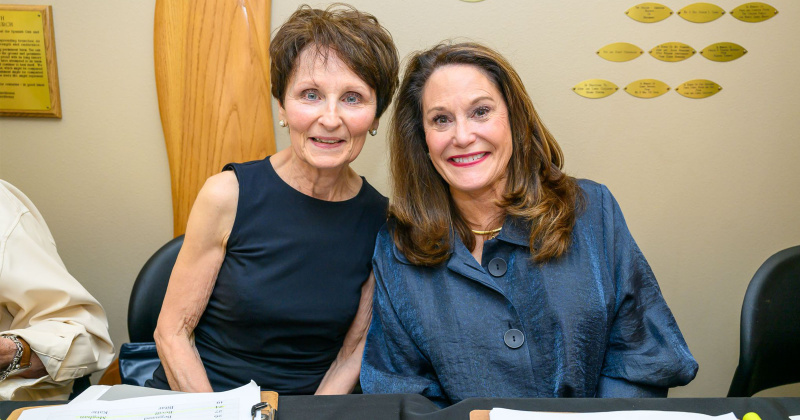 Maryann DeMayo and Gina Harris