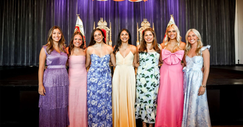 Inez Silva, Georgia Messina, Macy Briggs, Anjali Doshi, Ramey Rose Saba, Lily Meadows and Bella Duke