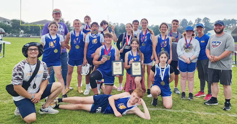 Community Christian School track champions