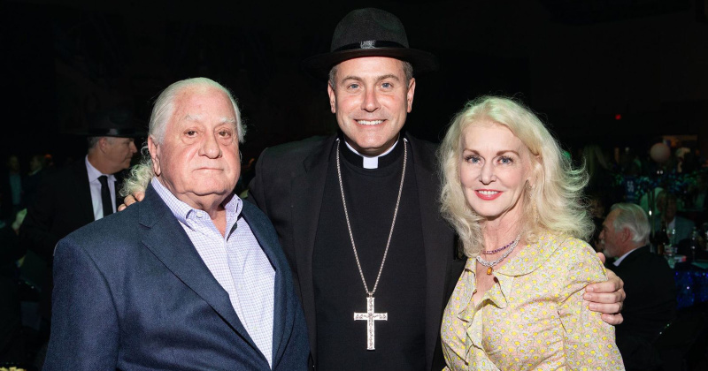 Sam Parigi, Bishop David Toups and Lisa Parigi