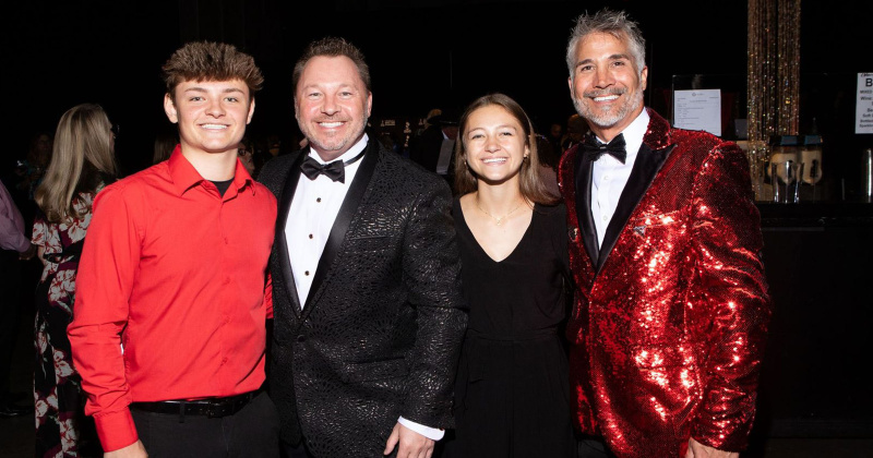 Tristan Erwin, Darren Erwin, Zoie Erwin and Don Paul Stricklan
