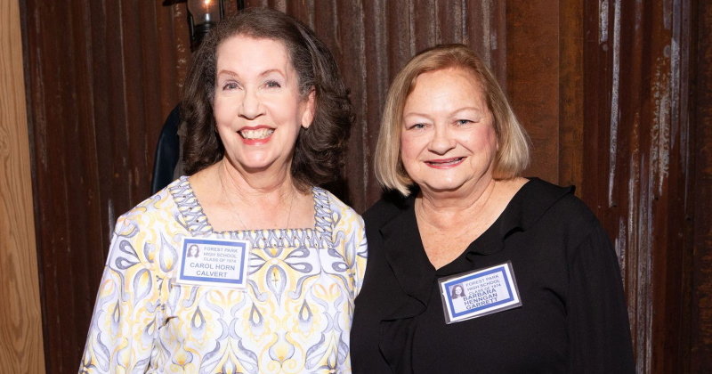 Carol Calvert and Barbara Garrett