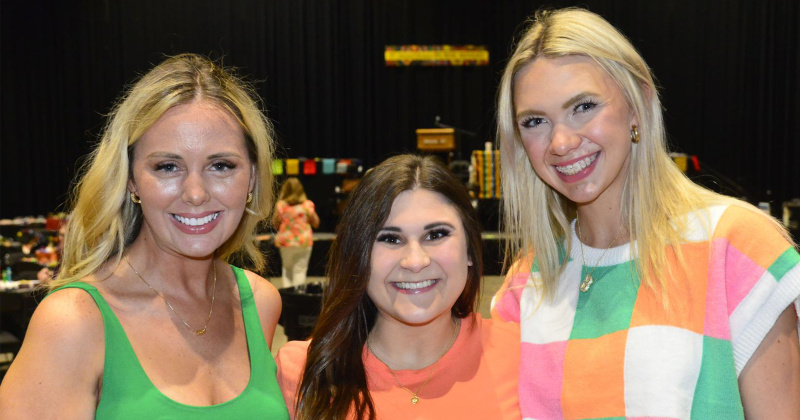 Audriana Welch, Jacie Ross and Baylee Brannon