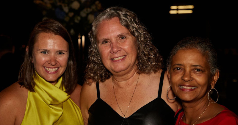 Emily Gibbons, Karen Gilman and Carol Fernandez