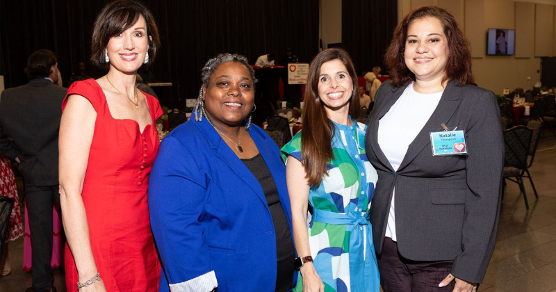 Paige Carpenter, Verlis Johnson, Stacey Olson and Natalie Thompson-Lee