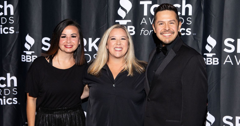 Brittany Lytle Boudoin, Lenzi Belcher and Daniel Cruz