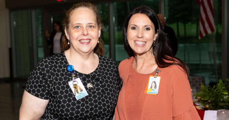 Kim Moncla and Amy Wofford