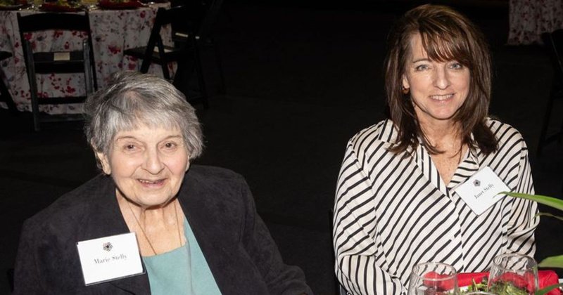 Marie Stelly and Janet Stelly