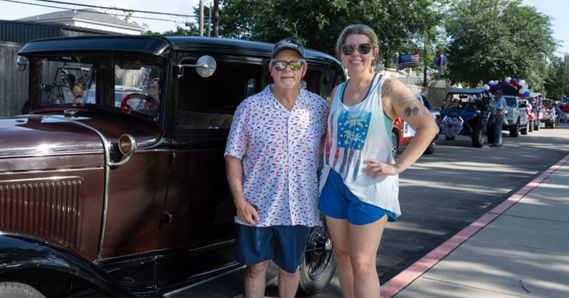 Bob Johnson and Lauren Yates