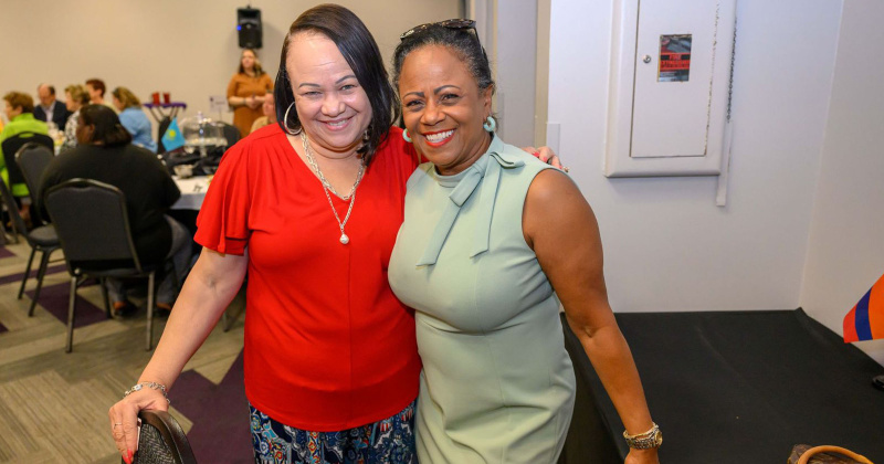 Melanie Williams and Mary Ann Reid